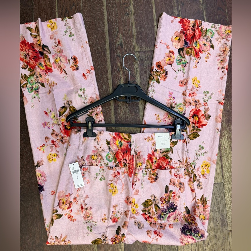 Maeve the Colette pants Anthropologie high rise
Beachy linen print - Picture 5 of 6